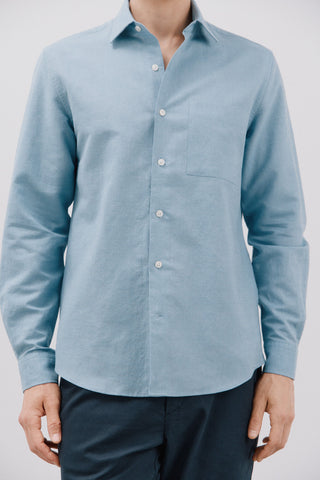 Camisa Manga Larga con Bolsillo
