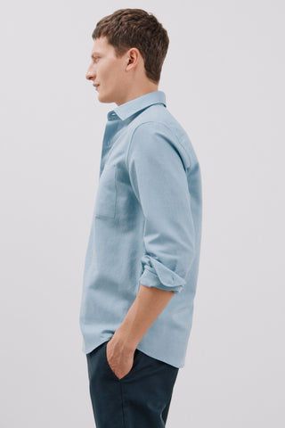 Camisa Manga Larga con Bolsillo
