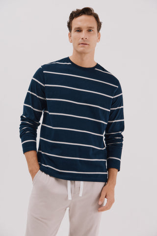 Set de Pijama 2 Piezas Estampado Rayas