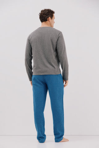 Set de Pijama 2 Piezas Estampado Cuadros