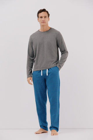 Set de Pijama 2 Piezas Estampado Cuadros