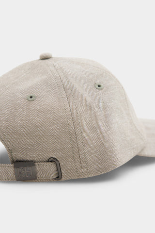Gorra Lisa Algodón Lino Logo.