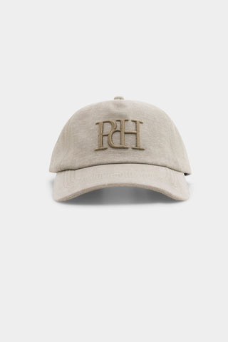 Gorra Lisa Algodón Lino Logo.