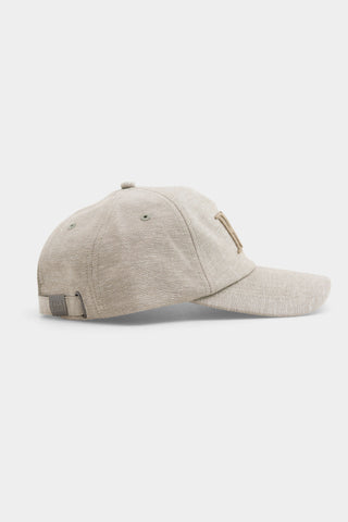 Gorra Lisa Algodón Lino Logo.