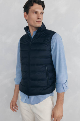 Chaleco Acolchado con Bolsillos Laterales