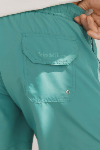 Bañador con Cintura Elástica Detalle Logo