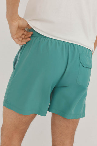 Bañador con Cintura Elástica Detalle Logo