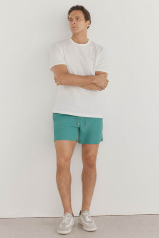 Bañador con Cintura Elástica Detalle Logo