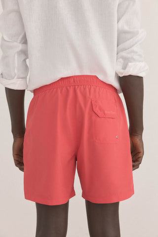 Bañador con Cintura Elástica Detalle Logo