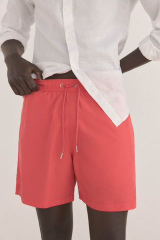 Bañador con Cintura Elástica Detalle Logo