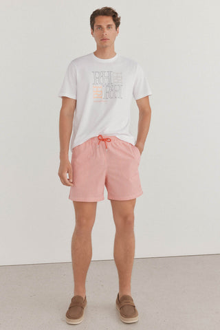 Bañador con Cintura Elástica Estampado