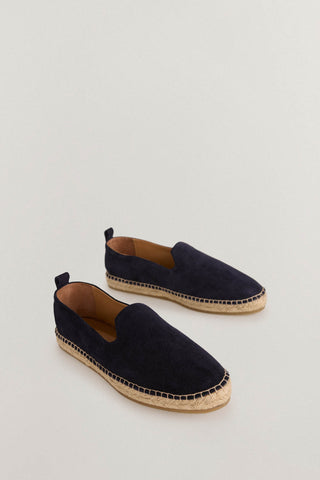 Zapatos de Piel con Detalle de Yute