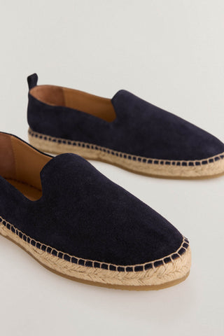 Zapatos de Piel con Detalle de Yute