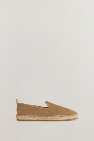 Zapatos de Piel con Detalle de Yute