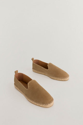 Zapatos de Piel con Detalle de Yute