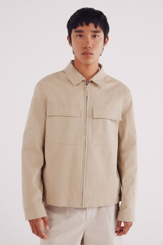 Camisa con Bolsillos Delanteros Algodón