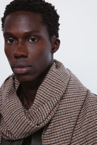 Bufanda con Estampado Mini Cuadros