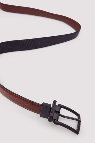 Cinturón Reversible con Hebilla Métalica, Hombre