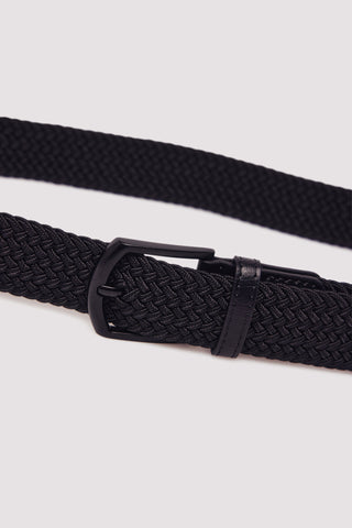 Cinturón Trenzado con Efecto Piel, Hombre