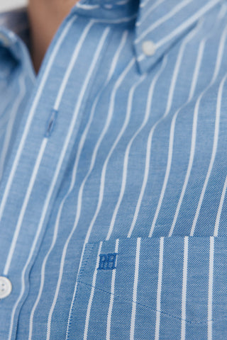 Camisa Manga Larga Estampado Rayas