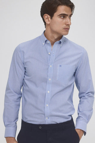 Camisa Slim Fit de Algodón