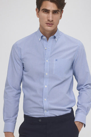 Camisa Slim Fit de Algodón