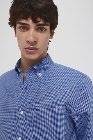 Camisa Slim Fit de Algodón