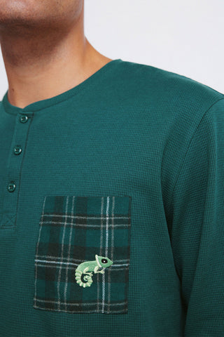 Set de Pijama 2 Piezas con Estampado Cuadros