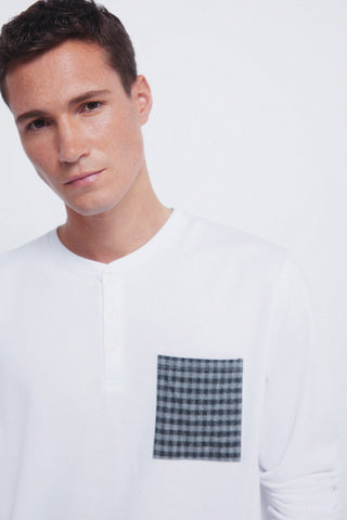 Set de Pijama 2 Piezas con Estampado Cuadros