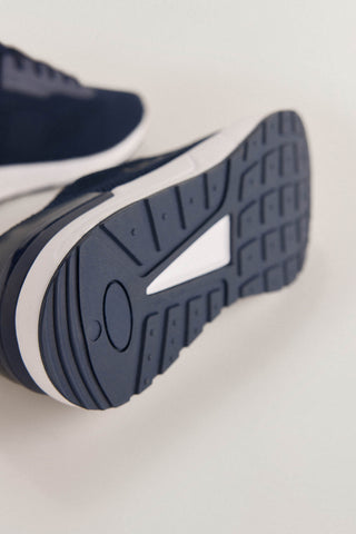 Tenis con Tejido Elástico y Logo, Hombre