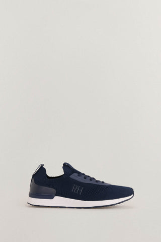 Tenis con Tejido Elástico y Logo, Hombre