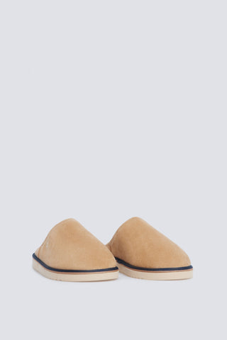 Pantuflas Mocasín con Efecto Antelina, Hombre