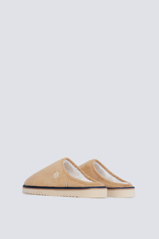 Pantuflas Mocasín con Efecto Antelina, Hombre