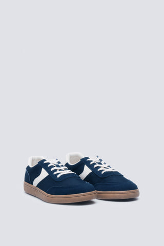 Tenis Estilo Retro con Efecto Piel