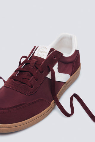 Tenis Estilo Retro con Efecto Piel