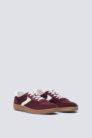Tenis Estilo Retro con Efecto Piel