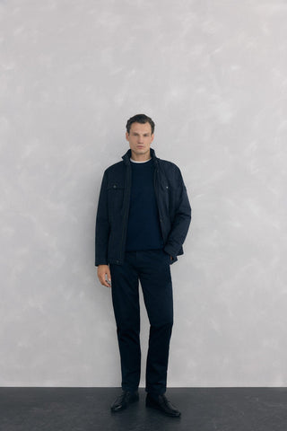 Sudadera Cuello Redondo con Logo Bordado