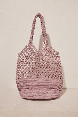 Bolso Tejido Crochet con Brillo