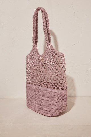 Bolso Tejido Crochet con Brillo