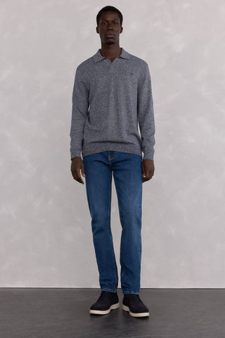 Polo Manga Larga de Algodón