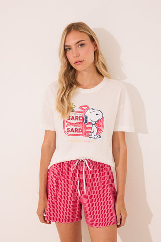 Set de Pijama 2 Piezas con Estampado Colección Snoopy