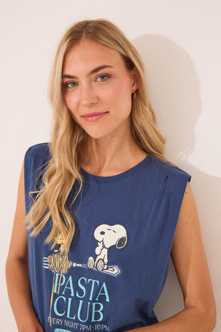 Set de Pijama 2 Piezas con Estampado Geométrico Colección Snoopy