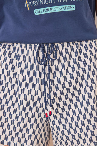 Set de Pijama 2 Piezas con Estampado Geométrico Colección Snoopy