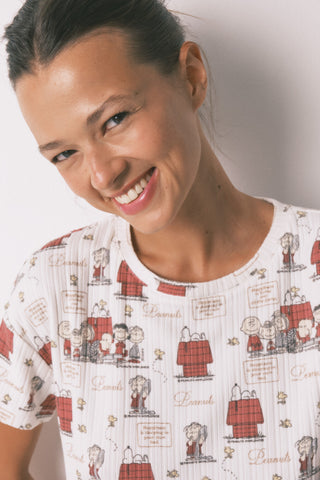 Set de Pijama 2 Piezas Colección Snoopy