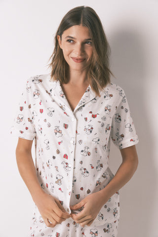 Set de Pijama 2 Piezas de Algodón Colección Snoopy