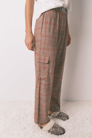 Set de Pijama 2 Piezas Estampado Cuadros Colección Snoopy