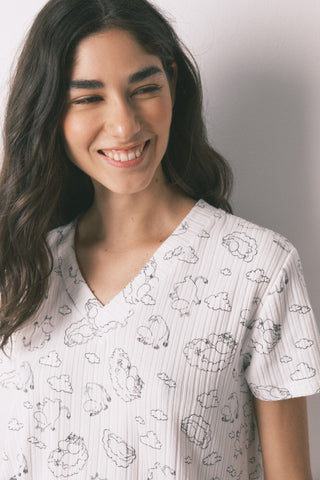 Set de Pijama 2 Pieza Estampado Moomin