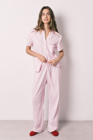 Set de Pijama 2 Piezas con Estampado Rayas