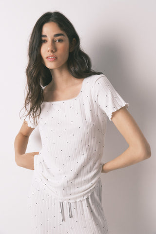 Set de Pijama 2 Pieza Estampado Estampado Estrellas