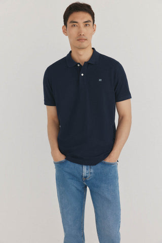 Polo Manga Corta con Logo Bordado